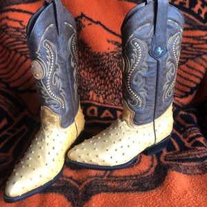 Leather boots